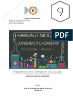 Consumer Chem Learning Module