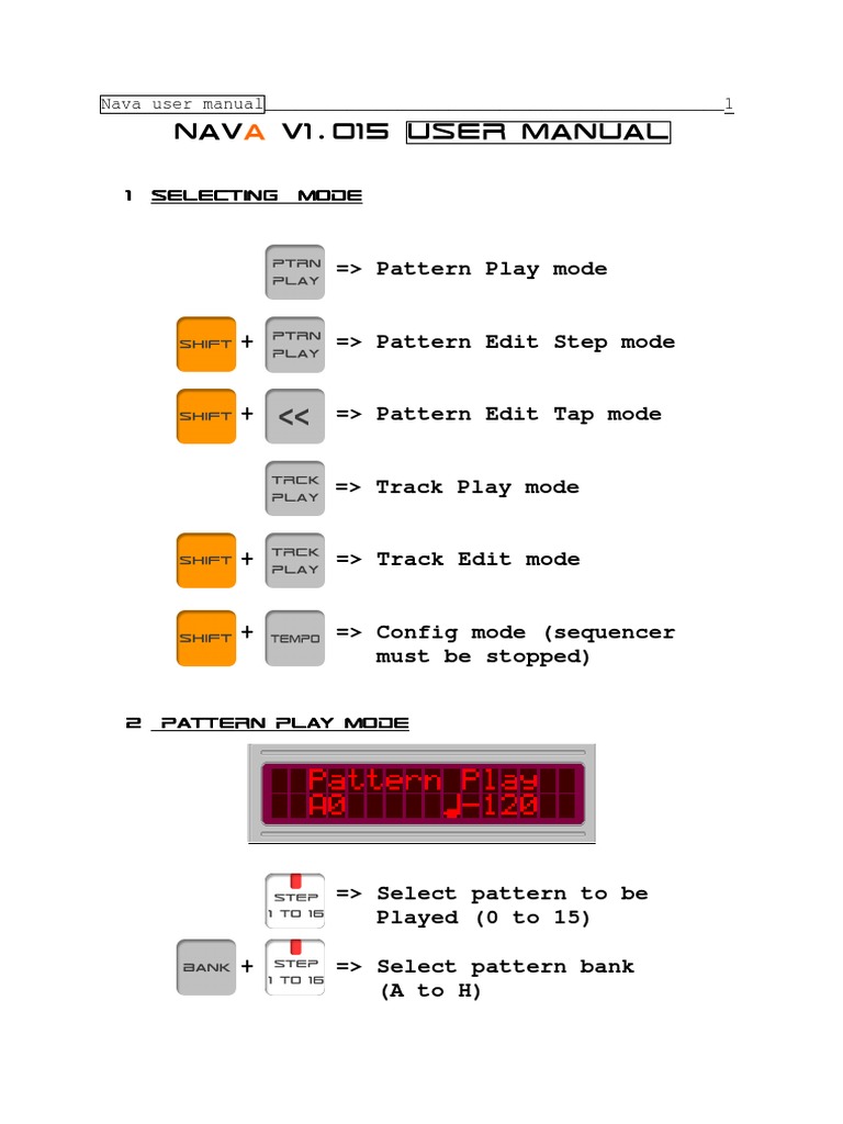 Nava User Manual v1.015 | PDF