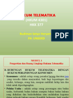 Hukum Telematika - Kedudukan Hukum Telematika 2