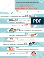Infografía Consejos Salud Ilustraciones Doodle Azul