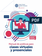 Manual de Politicas para Clases Virtuales y Presenciales Version 3 Enero 2022