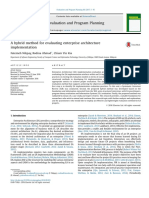 A Hybrid Method For Evaluating Enterprise Architecture Implementation