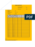 Rapid Pump Test Form