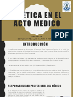 La Ética en El Acto Medico