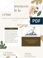 La Resiliencia en Medio de La Crisis