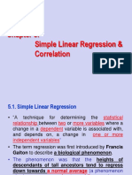 05 SOC Chapter - 5 Simple Linear Regression and Correlation