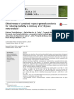 Effectiveness of Combined Regional General Anesth 2016 Brazilian Journal of