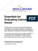 Essentials For Evaluating Calendar Issues - 2022