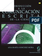 Sánchez Mora Introduccion a la comunicacion escrita de la ciencia 2010