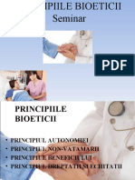 Seminar Principiile Bioeticii