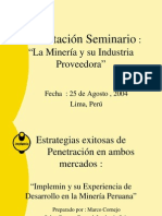 Seminario Mineria Peru Cornejo