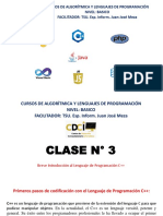 CALP Introducción Al Lenguaje de Programacion C++ (CLASE 3)