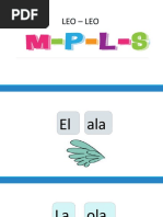 Dictado de palabras con M, P, S y L | PDF