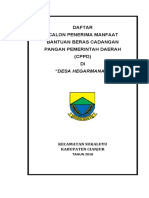 Proposal Beras Pangan 2017