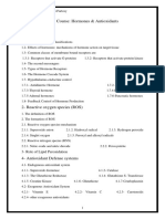PH D Course: Hormones & Antioxidants Syllabus 1-Hormones: 3-Role of Lipid Peroxidation
