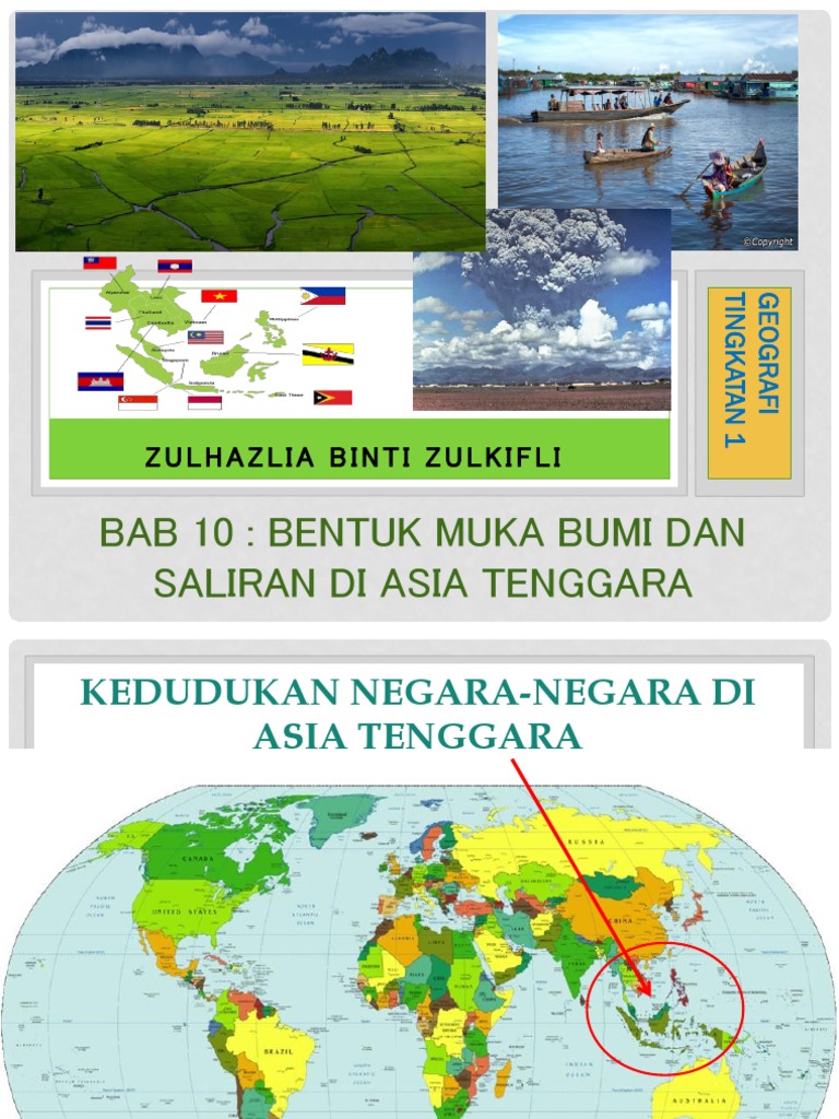 Geo Ting 1 Bab 10 Bentuk Muka Bumi Dan Saliran Di Asia Tenggara Pdf