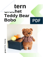 Crochet Pattern Teddy Bear