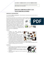 Tema Vias de Comunicación y Telecomunicaciones