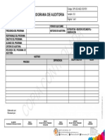 F01 Programa de Auditoria