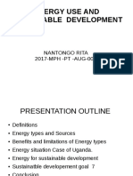 Energy Use & Sustainable Devlopment Rita (Work)