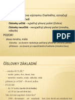 ČÍSLOVKY