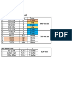 Regular Timetable 134