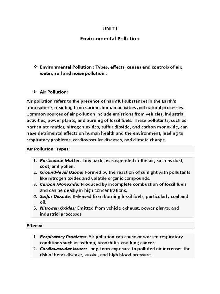 Aecc Environment Sem Iv Pdf Water Pollution Agriculture