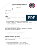 Plan Del Curso y Sus Contenidos