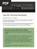 Java SE 11 Archive Downloads: Important Oracle JDK License Update