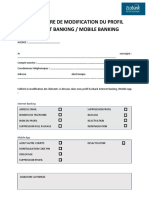 Modification Profil