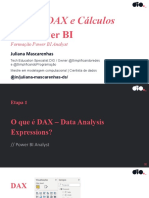 Introdução A DAX - Data Analysis Expressions