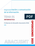TEMA 01 PES 2023 - Representación y Comunicación de La Información