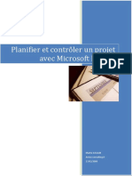 Planifier et contrôler un projet avec Microsoft Project