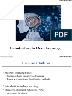 Introduction To Deep Learning