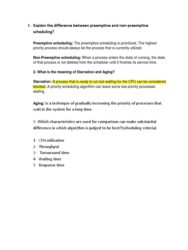 Operating Systems Abstract | PDF