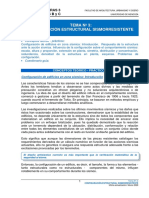 Tema 3 Configuración Estructural Sismorresistente