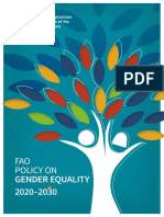 Fao Policy Gender Equality 2020-2030