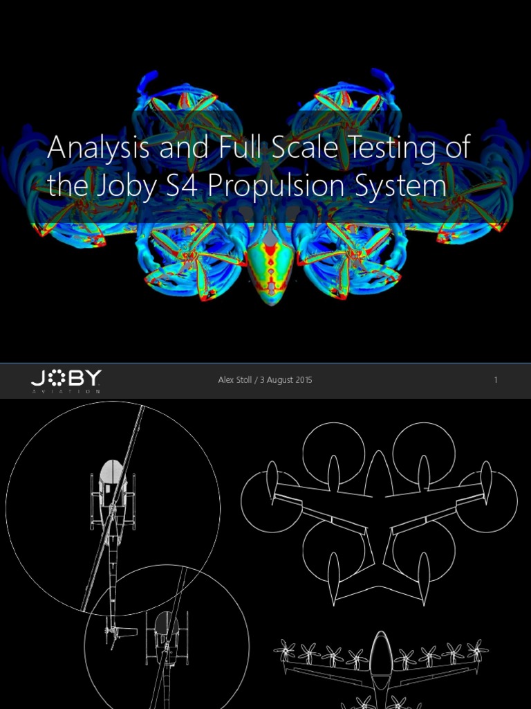 Joby S4 Rotor and Propeller Analysis | PDF | Horsepower | Airfoil
