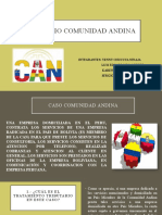 Convenio Comunidad Andina
