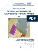 PRE - MAC - TPP - Estudio y Modelamiento Acústico de Fauna Terminal Portuario Paracas