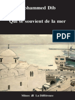 (Mohammed Dib) Qui se souvient de la mer