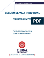 Seguro de Vida Individual Tu Lucero Mayor CNSF S0120 0450 2019 - Condusef 003990 02