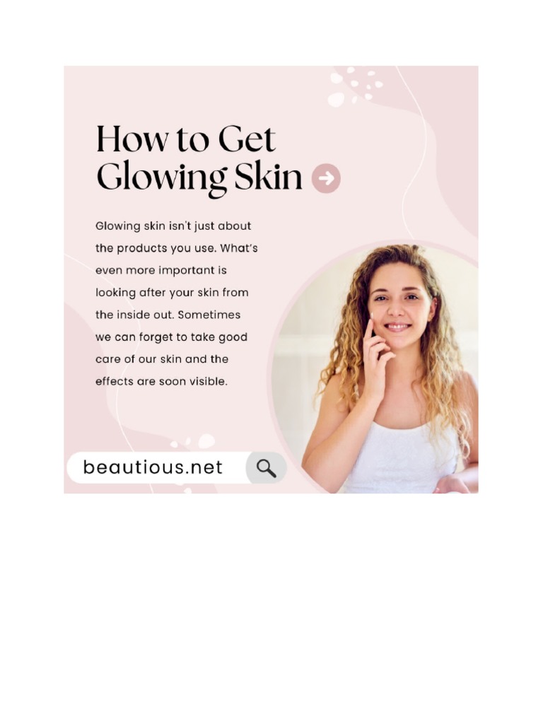 Glowing skin care PDF