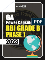 GA Power Capsule For RBI Grade B Phase 1 2023 2