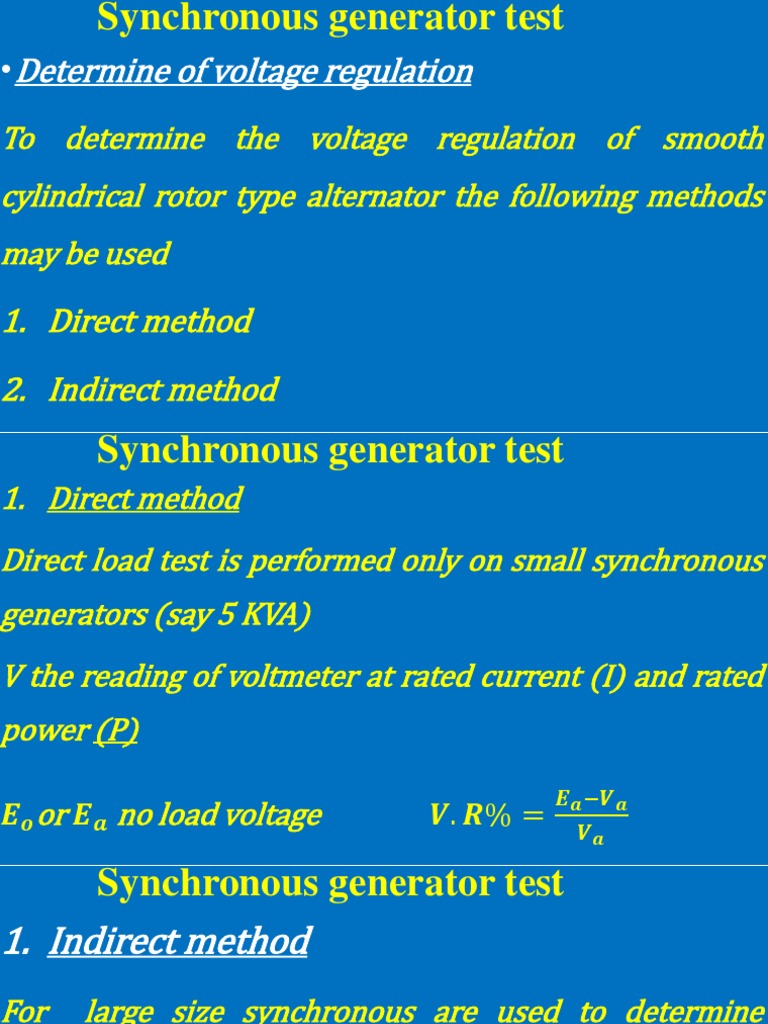 Lect 5 PDF Electrical Impedance Electric Generator