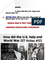U.S. Ends World War II