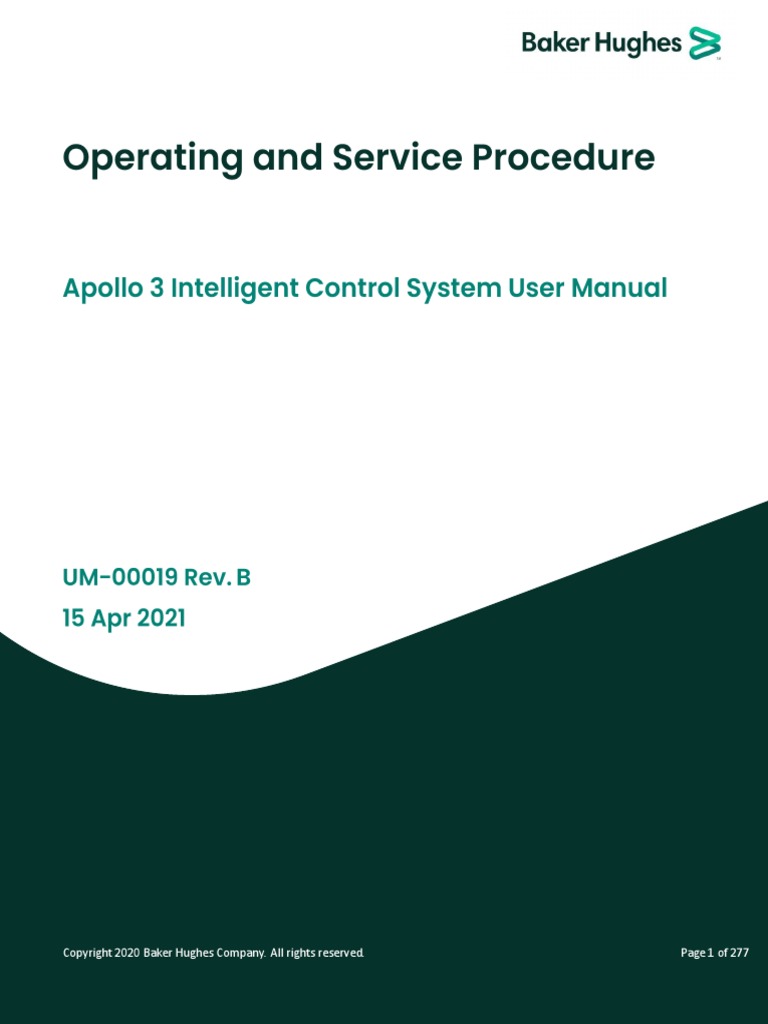 UM-00019B - Apollo 3 Intelligent Control System User Manual | PDF ...