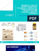 Semana 6 Teoria Enzimas Importancia Propiedades Clasificacion