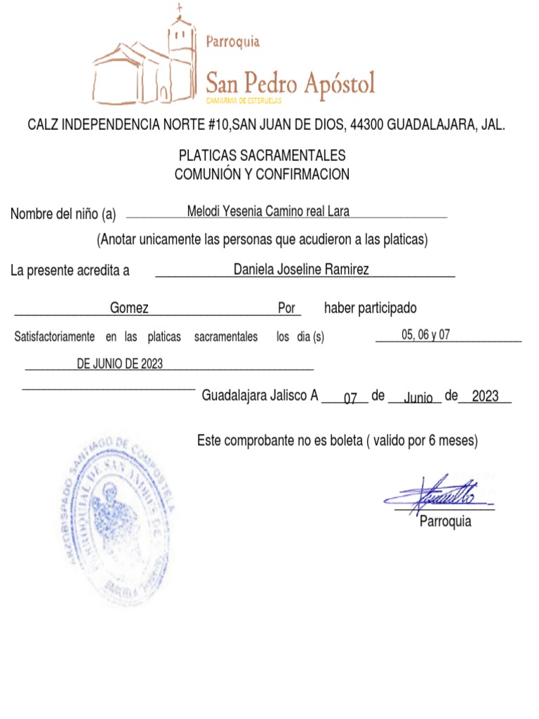 Platicas Comunion Daniela PDF