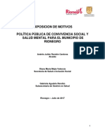 Documento Tecnico Salud Mental Politica Publica